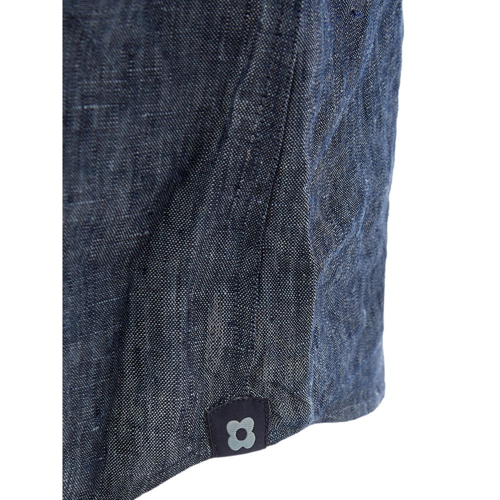 Lardini Blue Denim Men's Shirt