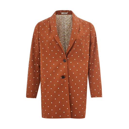 Lardini Brown Cotton Trench Women's Coat