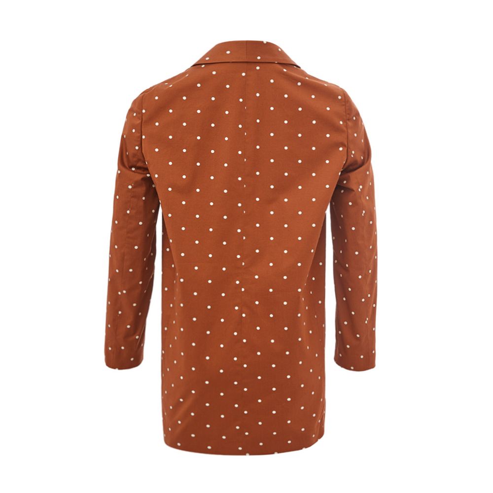 Lardini Brown Cotton Trench Women's Coat