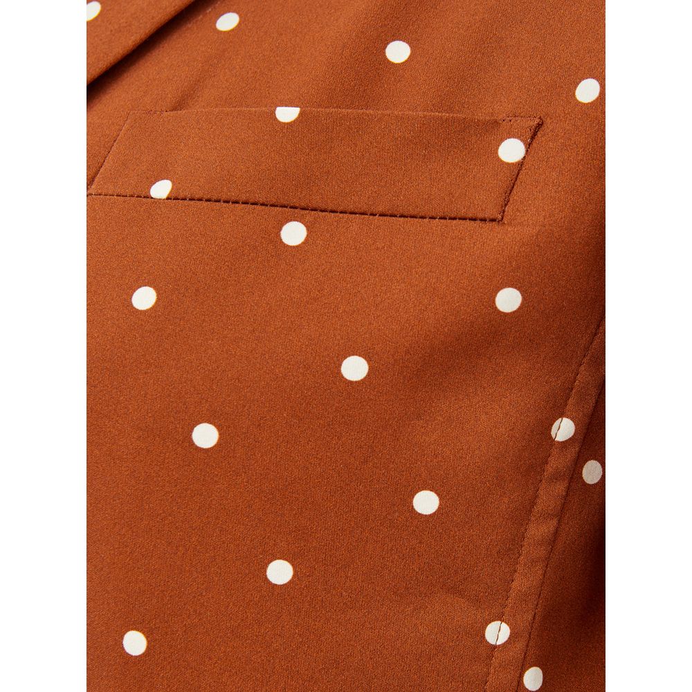 Lardini Brown Cotton Trench Women's Coat