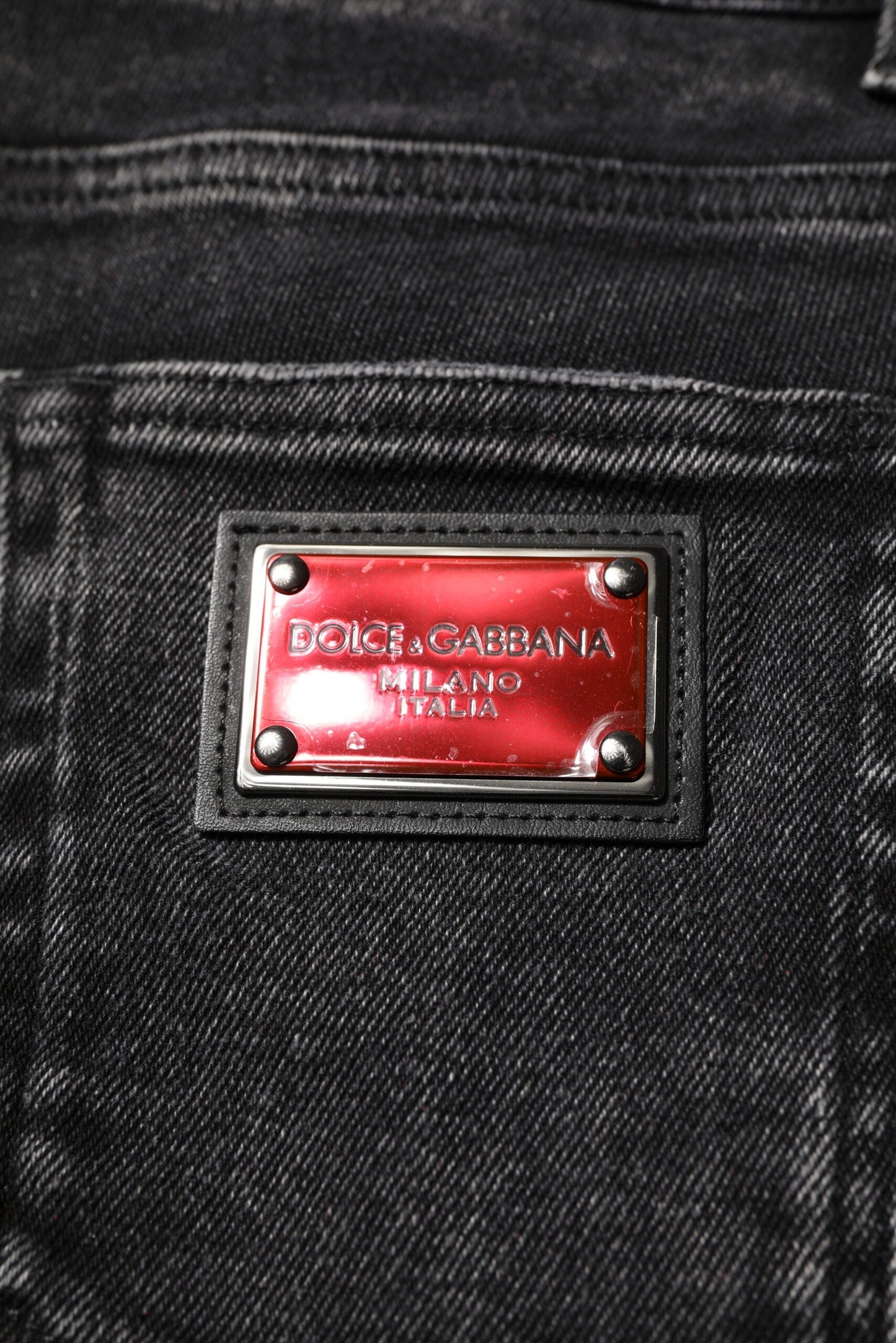Dolce & Gabbana Blue Cotton Stretch Chino Men's Pants