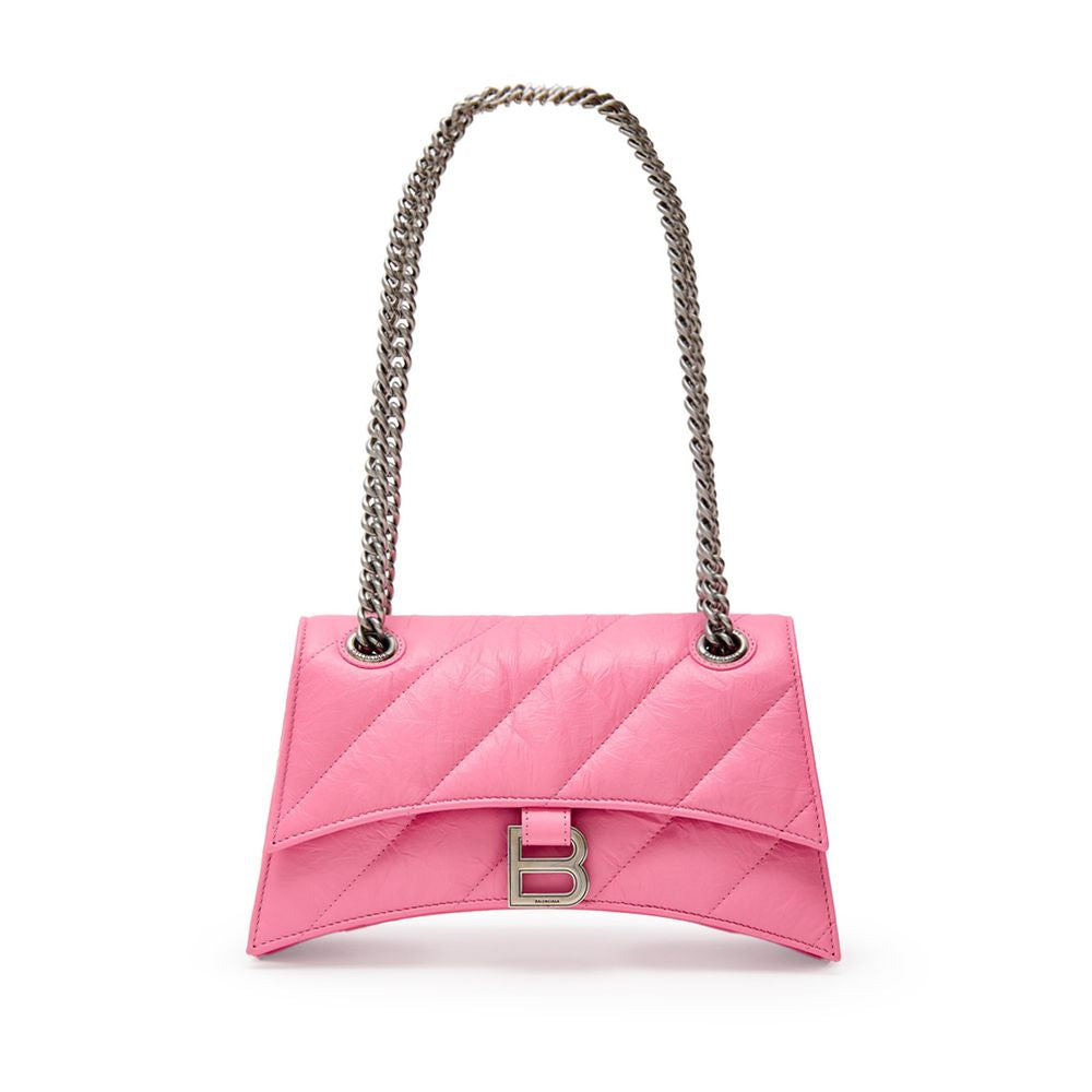 Balenciaga Pink Leather Shoulder Women's Bag