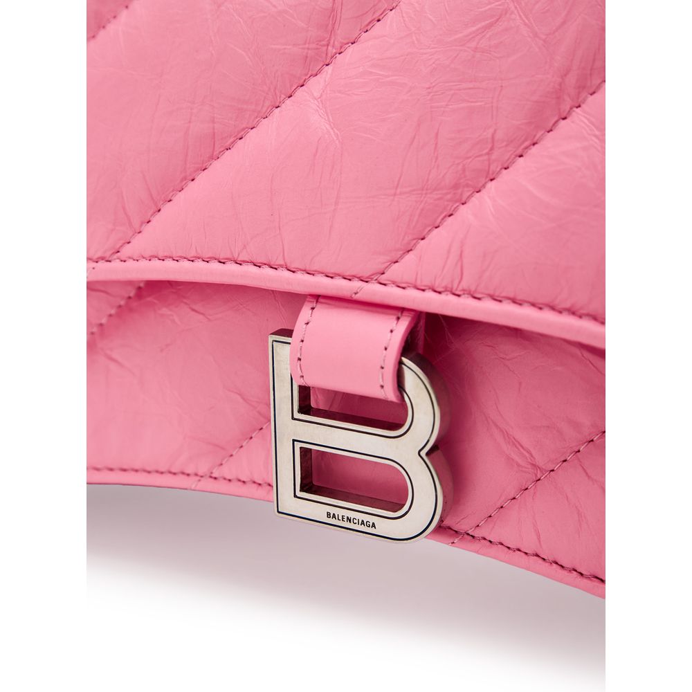 Balenciaga Pink Leather Shoulder Women's Bag