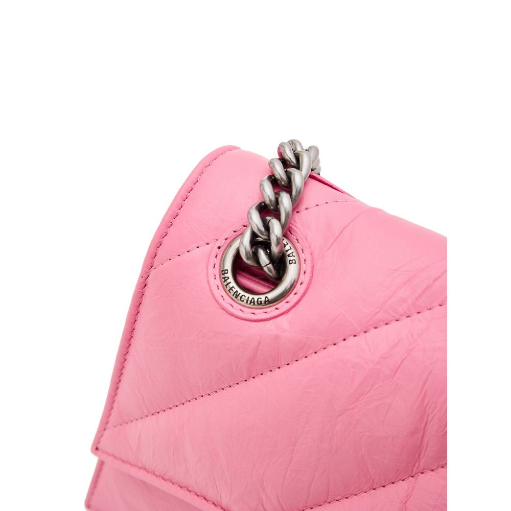 Balenciaga Pink Leather Shoulder Women's Bag