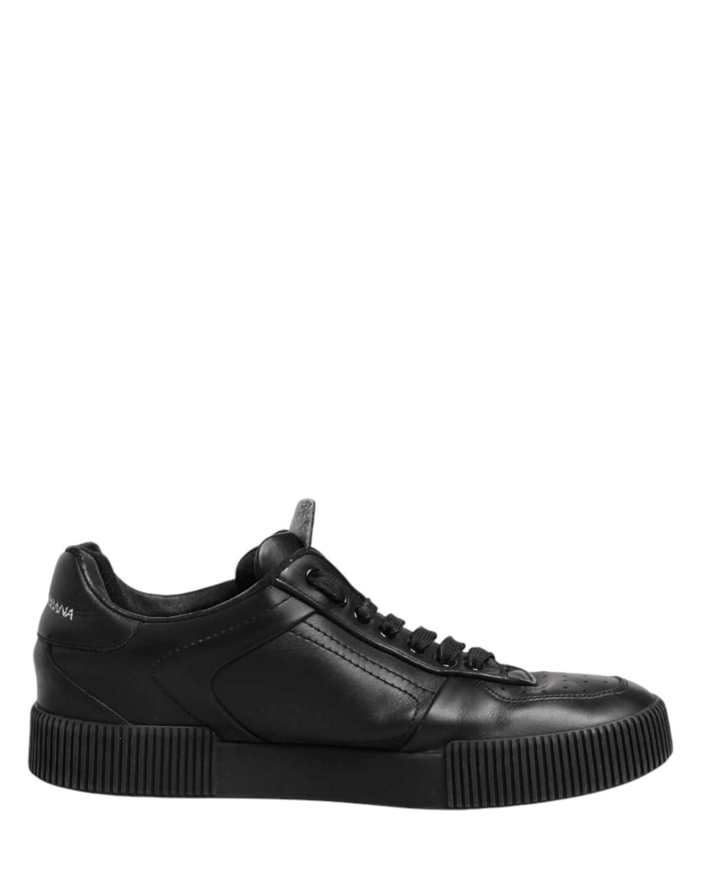 Dolce & Gabbana Black MIAMI Calf Low Top Men Sneakers  Men's Shoes (Pre-Owned)