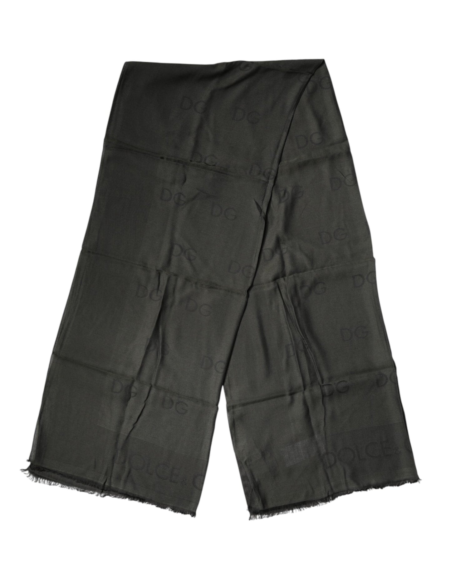 Dolce & Gabbana Black Modal Neck Wrap Men Shawl Men Men's Scarf