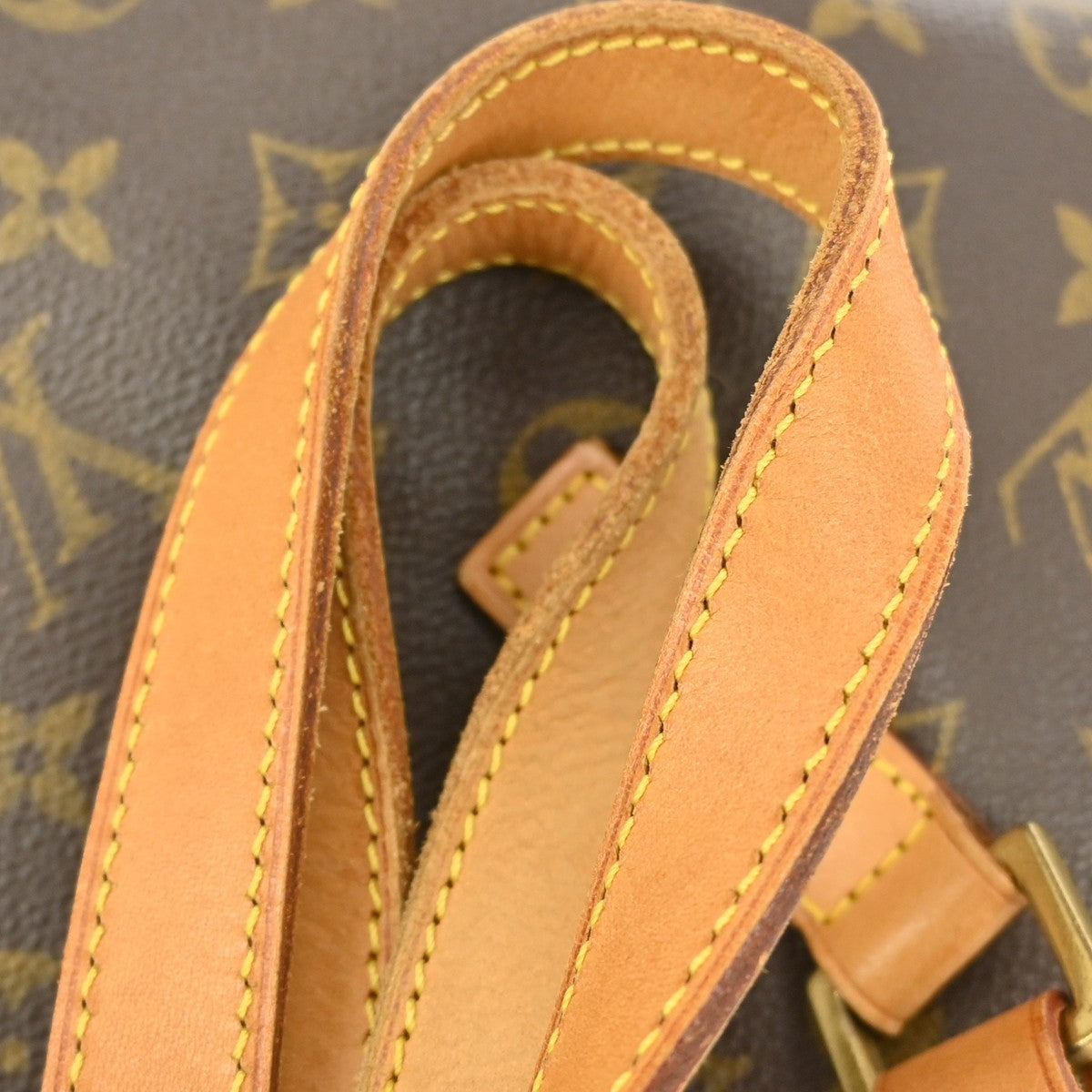 Louis Vuitton Cabas Mezzo Monogram Canvas Brown Canvas Tote Bag Bag (Pre-Owned)