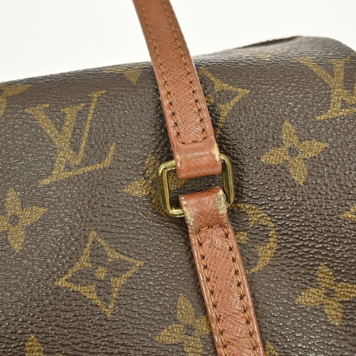 Louis Vuitton Papillon Handbag Monogram Canvas Brown Canvas Handbag (Pre-Owned)