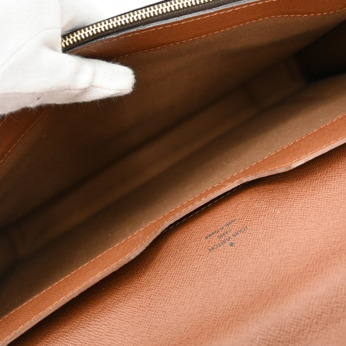 Louis Vuitton Laguito Handbag Monogram Canvas Brown Canvas Briefcase Bag (Pre-Owned)