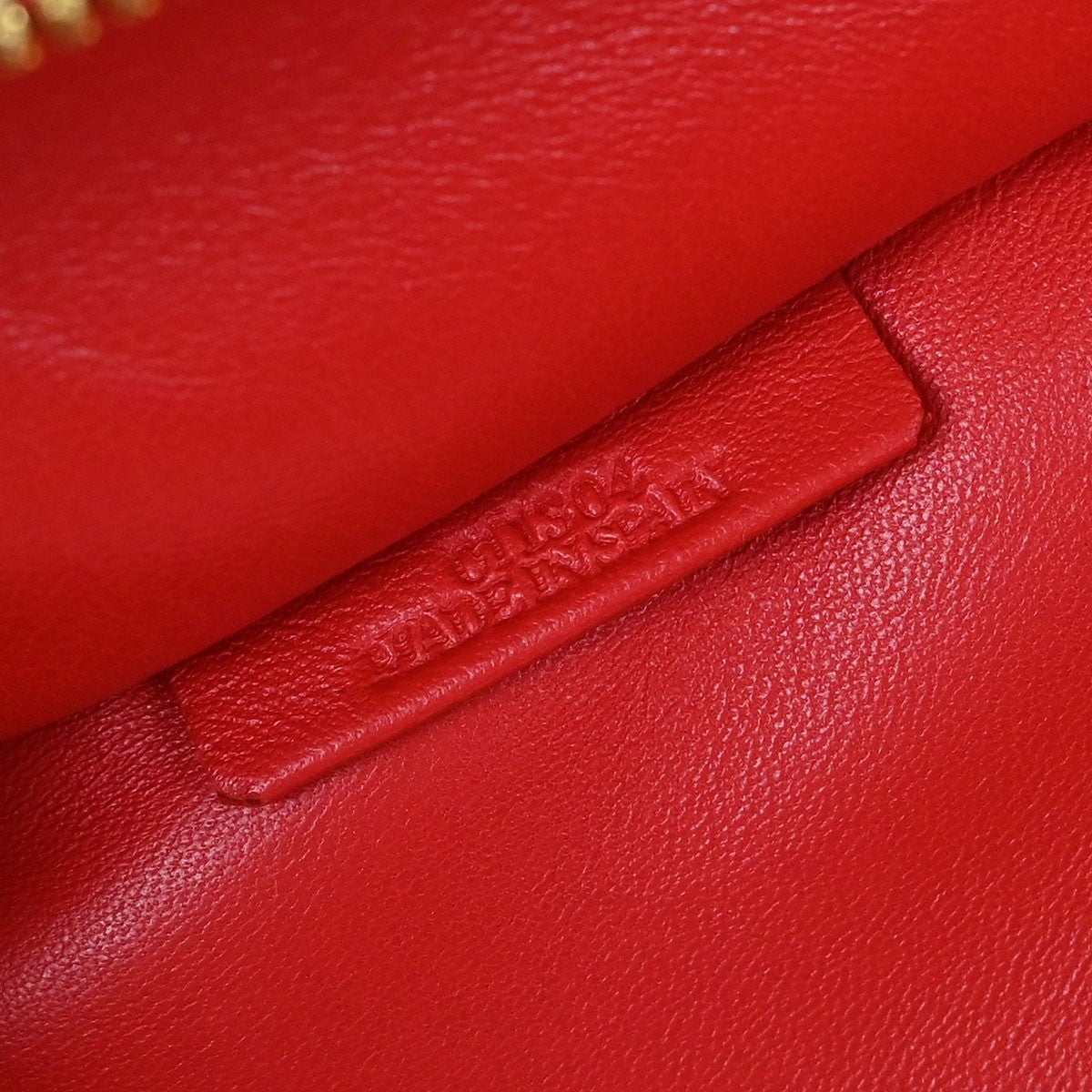 Loewe Amazona Bag Leather Red Leather Handbag (Pre-Owned)