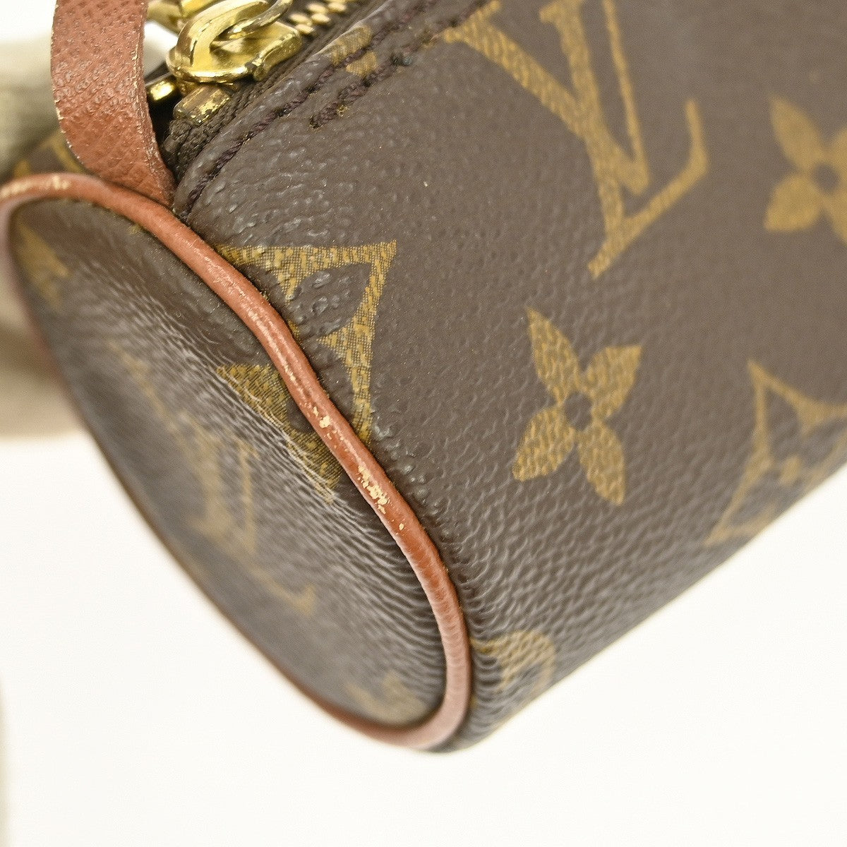Louis Vuitton Papillon Handbag Monogram Canvas Brown Canvas Handbag (Pre-Owned)
