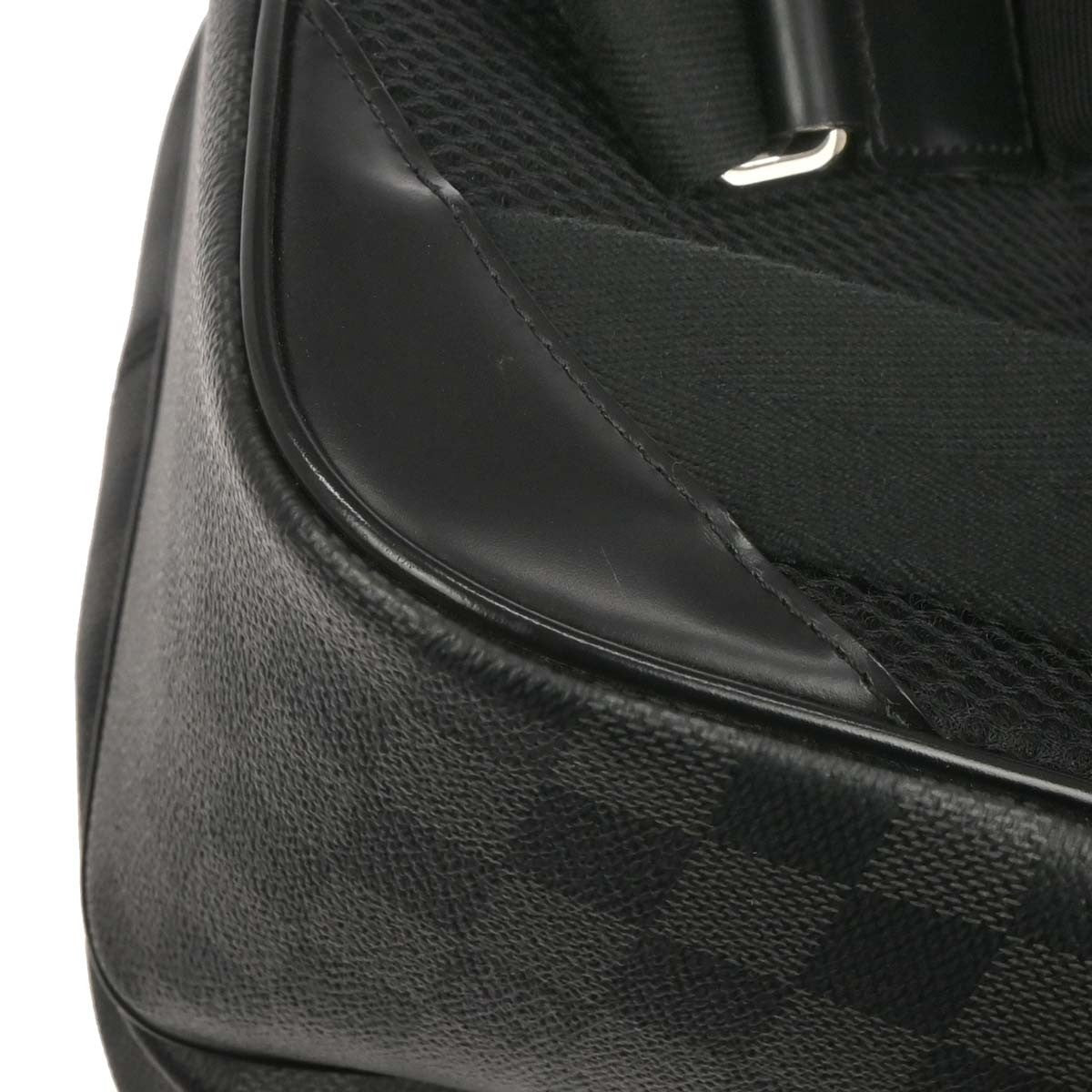 Louis Vuitton Michael Nm Backpack Damier Graphite Black Canvas Backpack Bag (Pre-Owned)