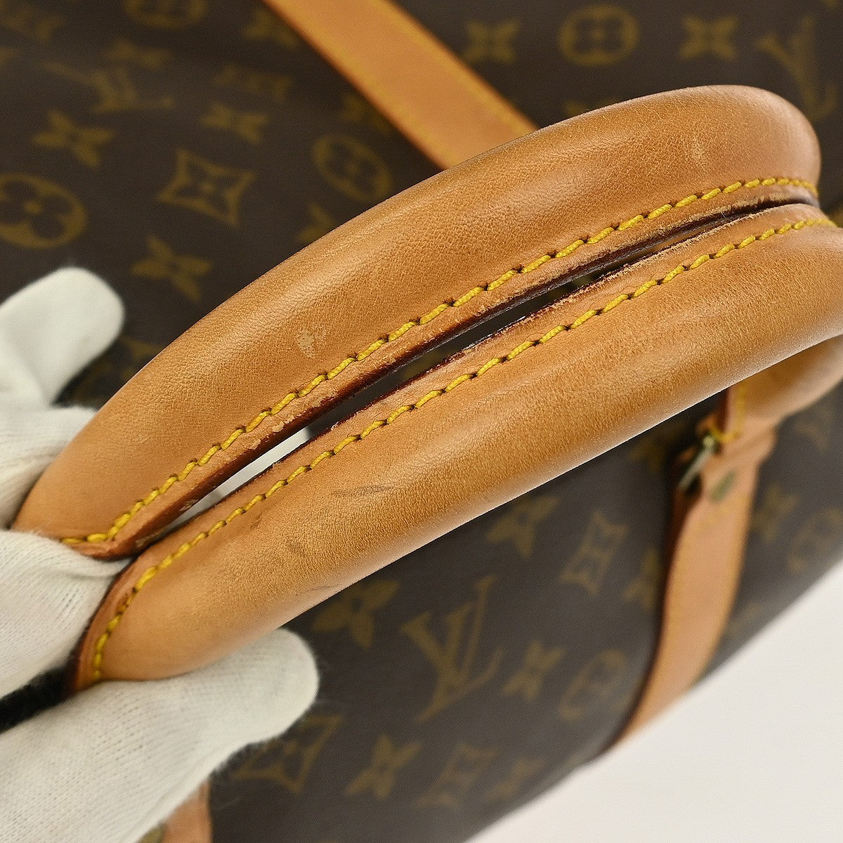 Louis Vuitton Keepall Bag Monogram Canvas Brown Canvas Travel Bag Bag (Pre-Owned)
