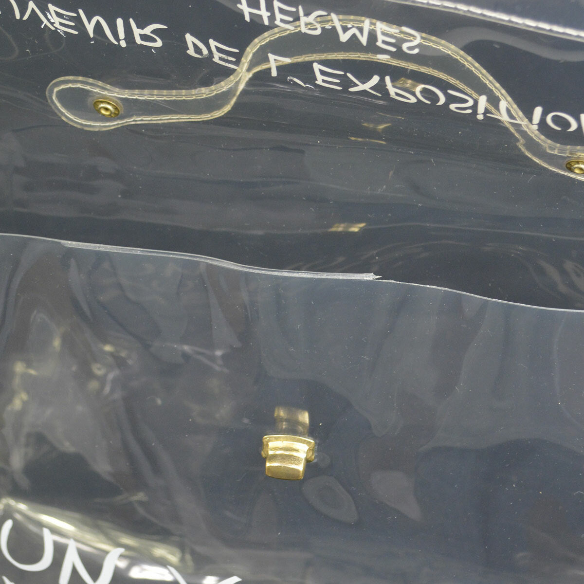Hermes Kelly Handbag Vinyl Clear Plastic Handbag (Pre-Owned)