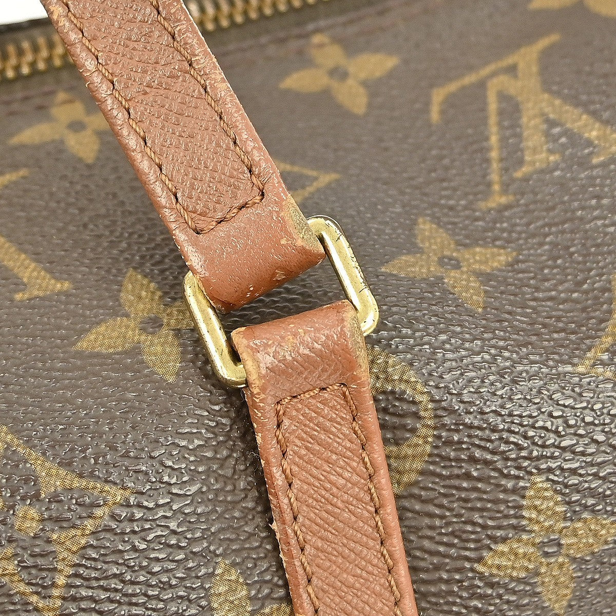 Louis Vuitton Papillon Handbag Monogram Canvas Brown Canvas Handbag (Pre-Owned)