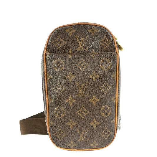 Louis Vuitton Pochette Gange Monogram Canvas Brown Canvas Shoulder Bag Bag (Pre-Owned)