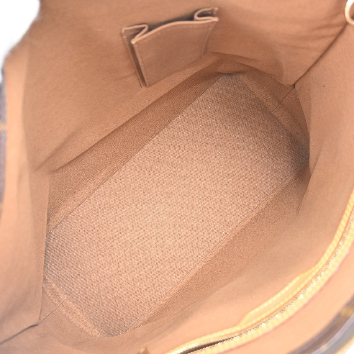 Louis Vuitton Cabas Mezzo Monogram Canvas Brown Canvas Tote Bag Bag (Pre-Owned)