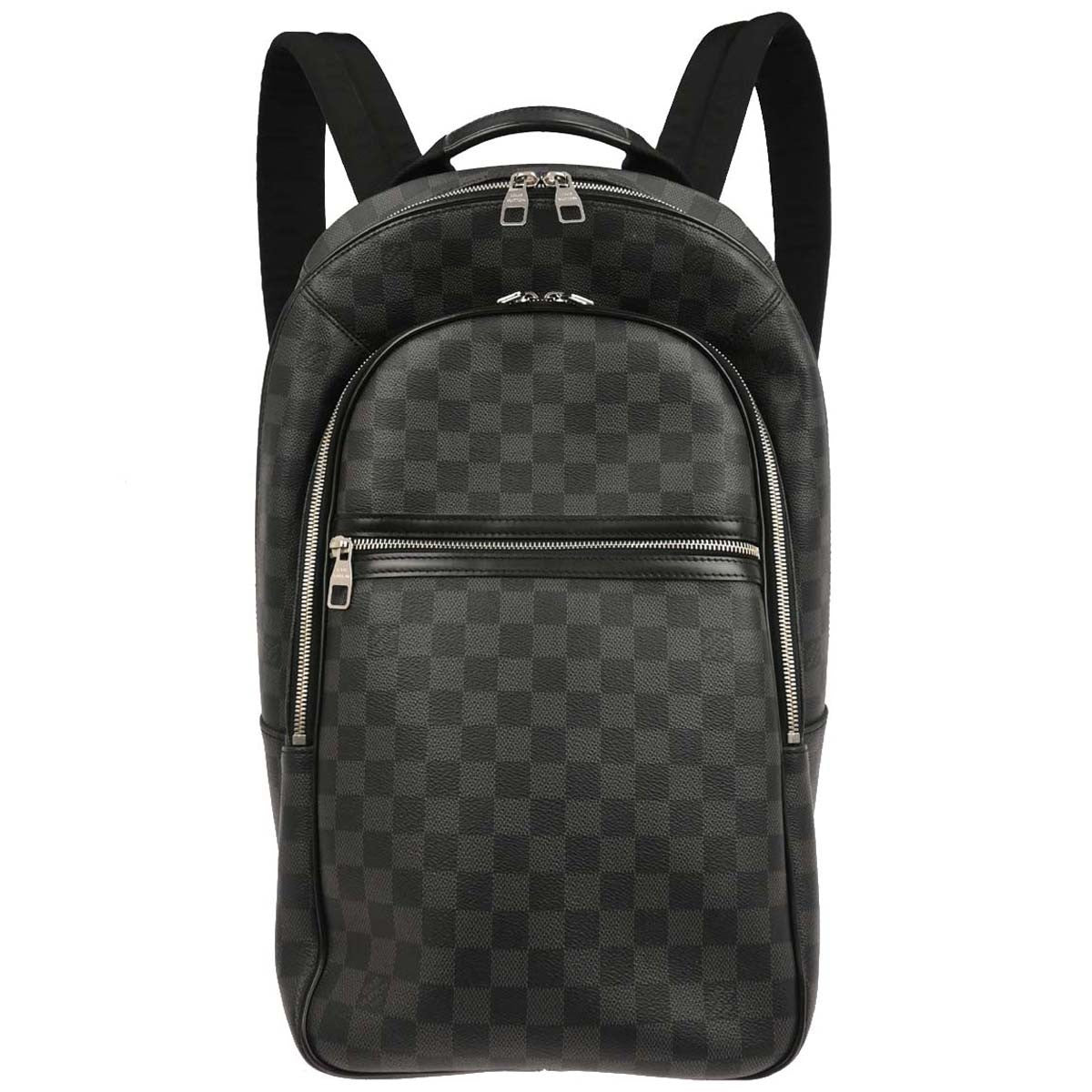 Louis Vuitton Michael Nm Backpack Damier Graphite Black Canvas Backpack Bag (Pre-Owned)