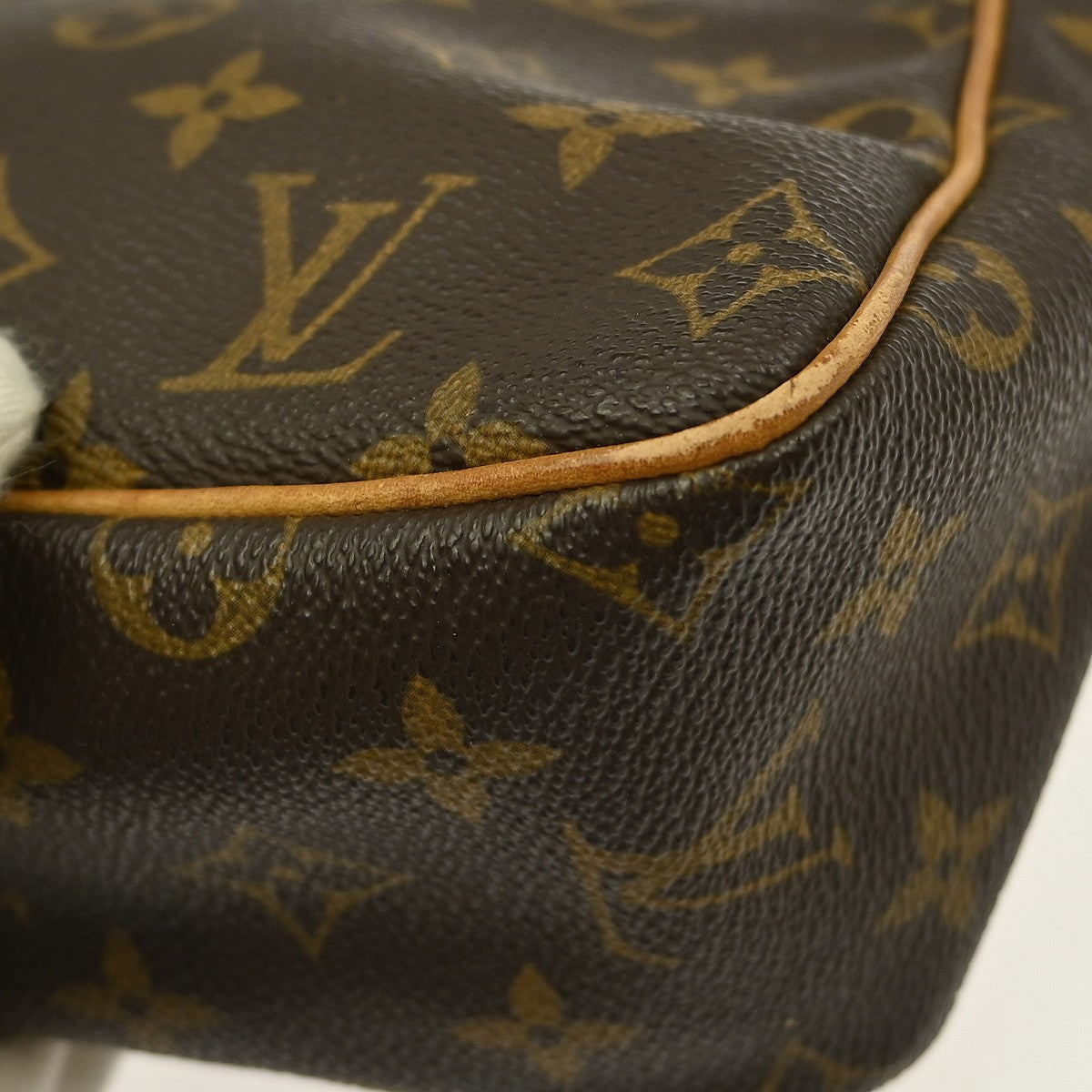 Louis Vuitton Vivacite Handbag Monogram Canvas Brown Canvas Shoulder Bag Bag (Pre-Owned)