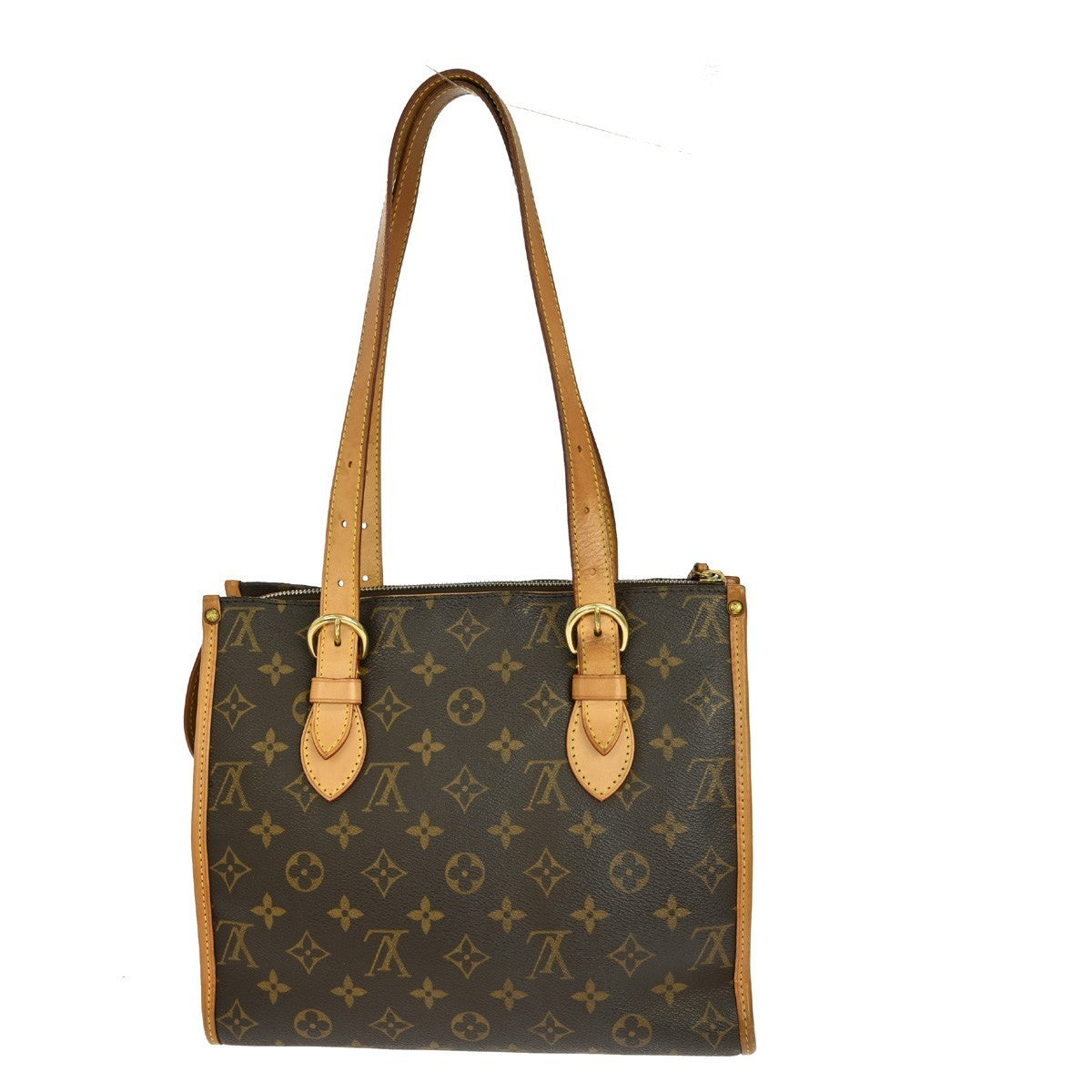 Louis Vuitton Popincourt Tote Monogram Canvas Brown Canvas Tote Bag Bag (Pre-Owned)