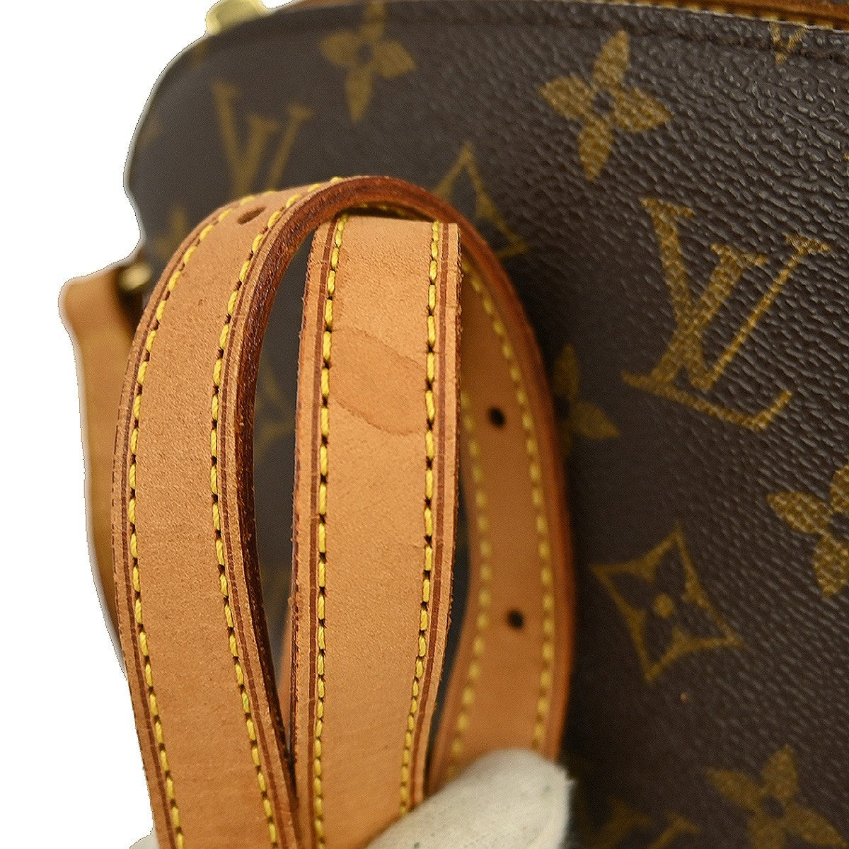Louis Vuitton Drouot Handbag Monogram Canvas Brown Canvas Shoulder Bag Bag (Pre-Owned)