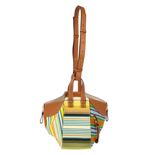 Loewe Hammock Bag Printed Canvas Multicolour Canvas Shoulder Bag Bag (Pre-Owned)