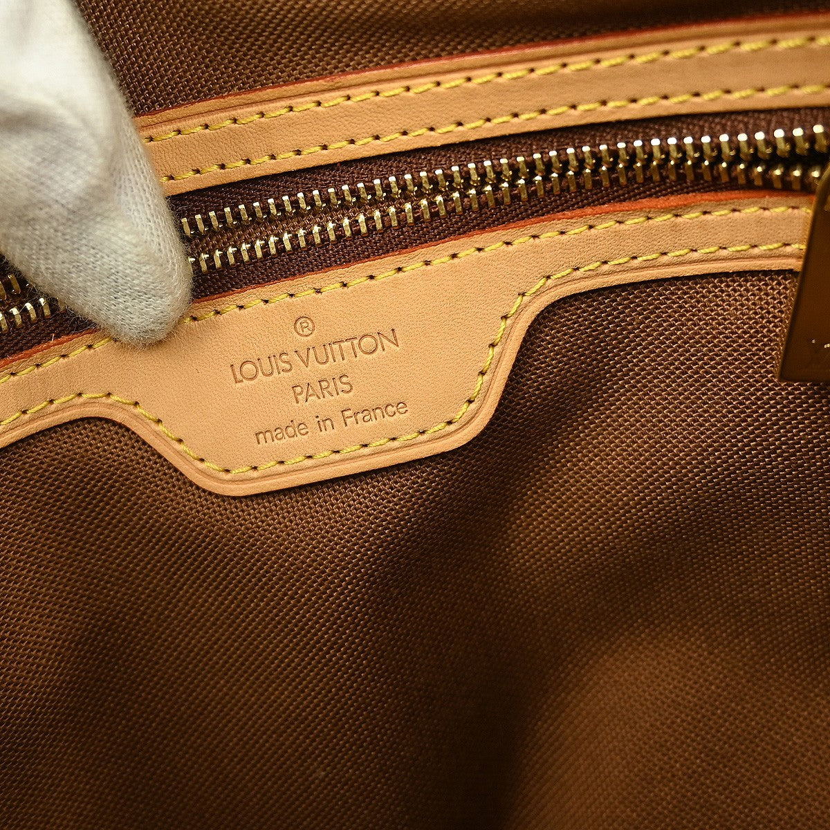 Louis Vuitton Cabas Piano Monogram Canvas Brown Canvas Tote Bag Bag (Pre-Owned)