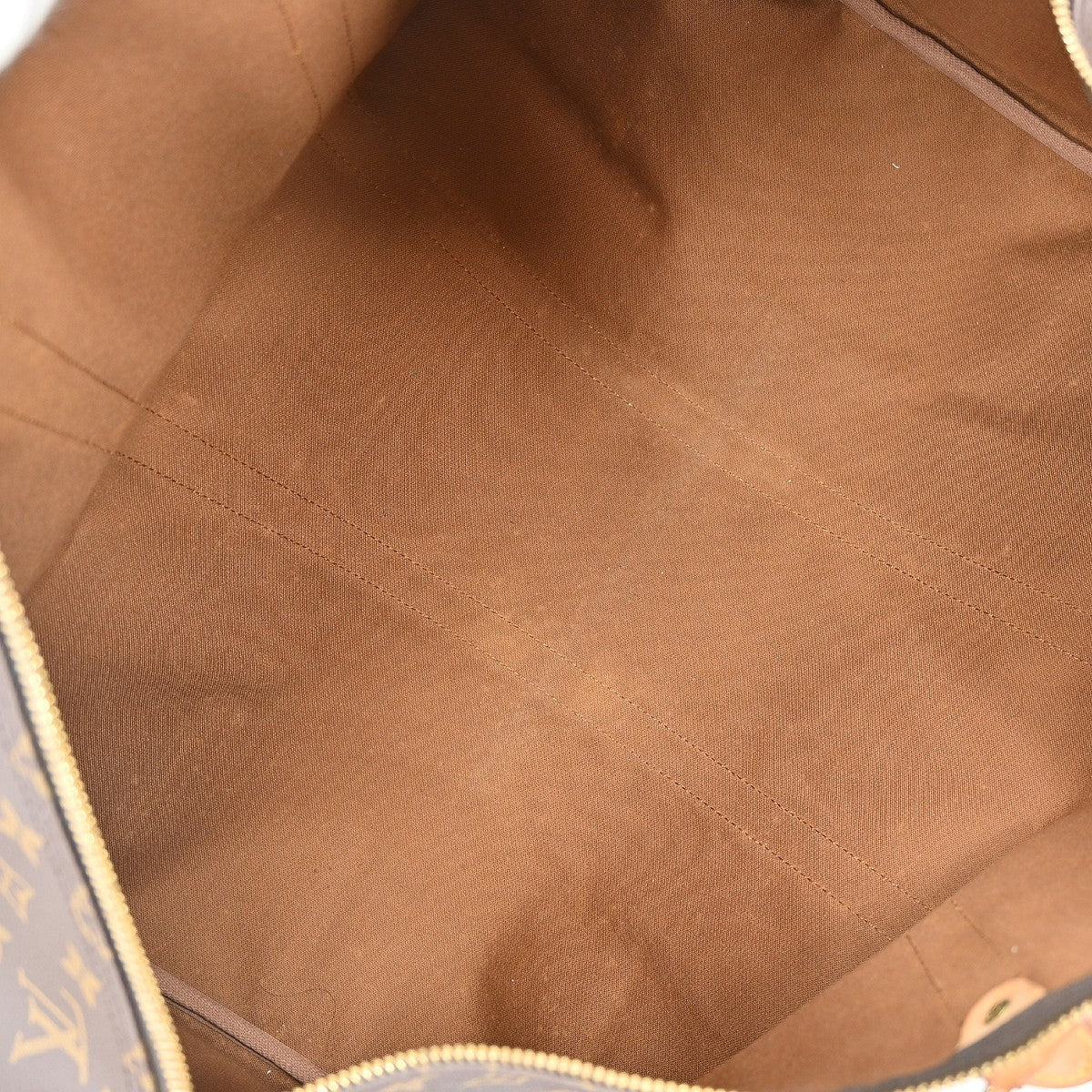 Louis Vuitton Keepall Bag Monogram Canvas Brown Canvas Travel Bag Bag (Pre-Owned)
