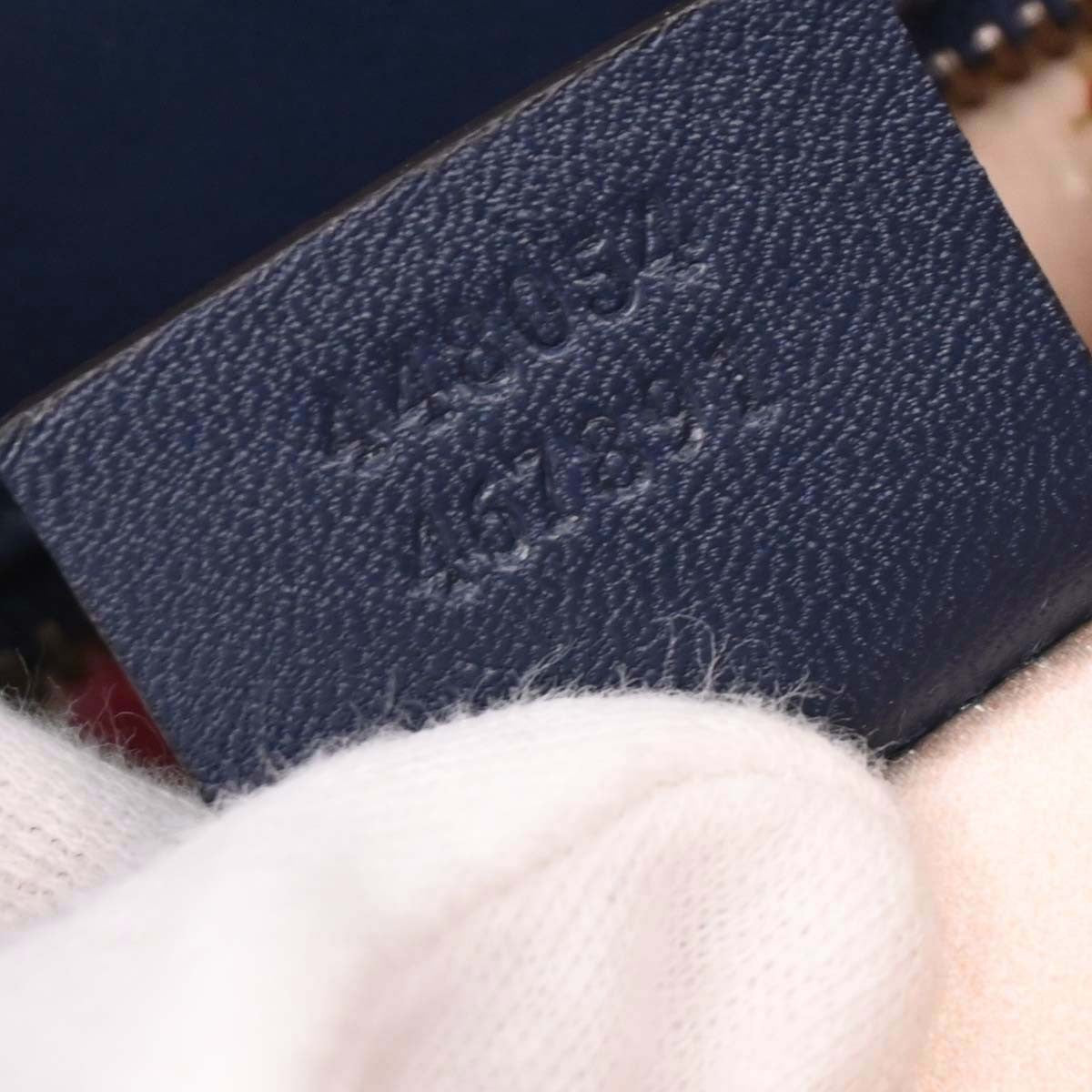 Gucci Pearly Gg Marmont Tote Matelasse Denim Blue Denim_Jeans Tote Bag Bag (Pre-Owned)