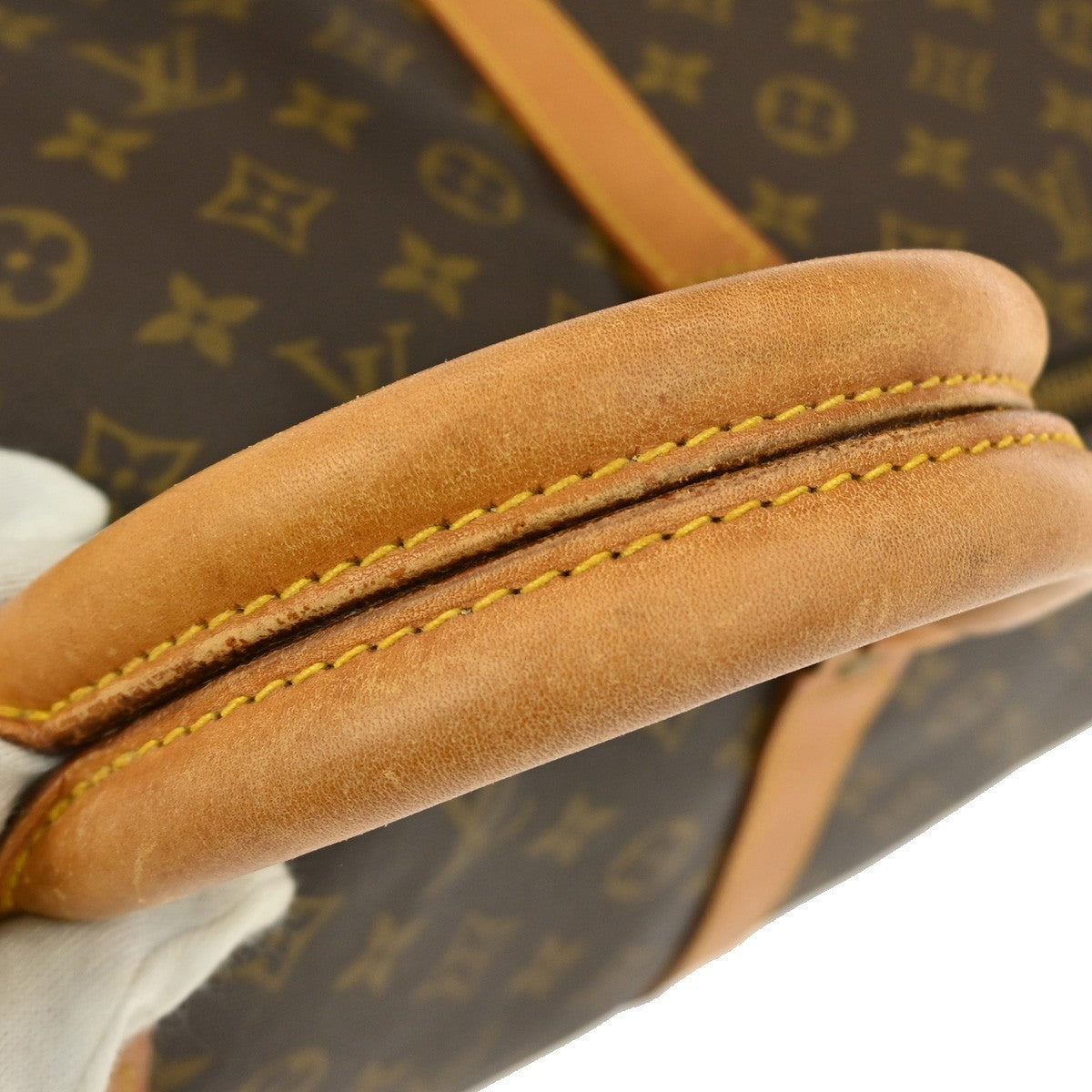 Louis Vuitton Keepall Bag Monogram Canvas Brown Canvas Travel Bag Bag (Pre-Owned)