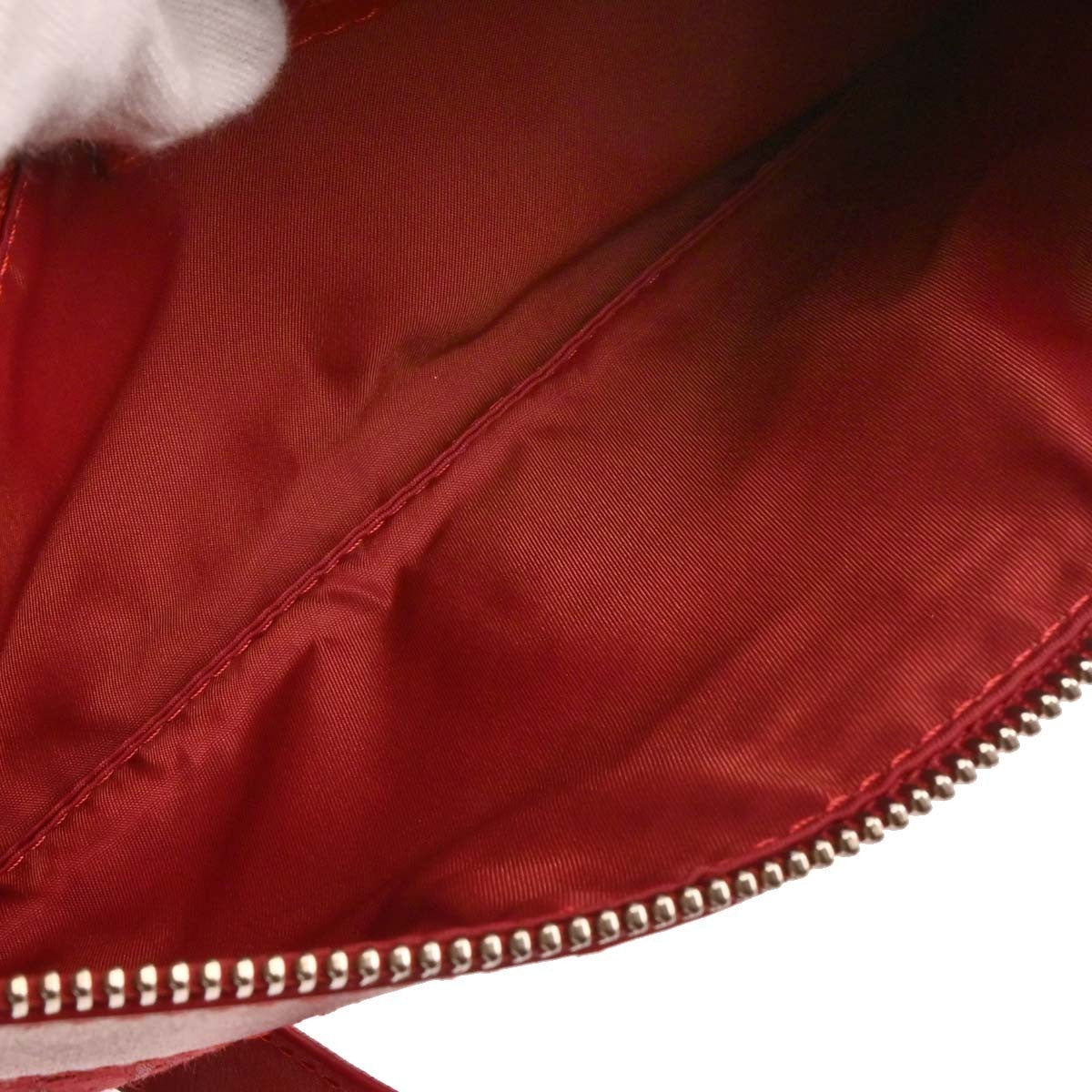Christian Dior Trotter Shoulder Bag Canvas Red Canvas Shoulder Bag Bag (Pre-Owned)