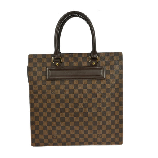 Louis Vuitton Venice Sac Plat Bag Damier Brown Canvas Handbag (Pre-Owned)