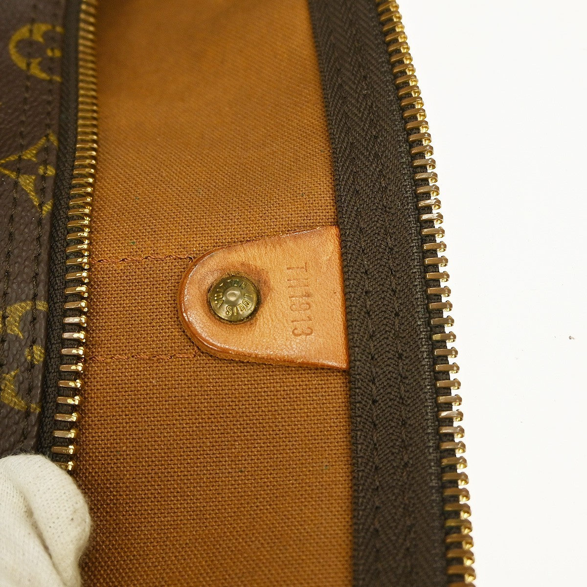 Louis Vuitton Keepall Bandouliere Bag Monogram Canvas Brown Canvas Travel Bag Bag (Pre-Owned)