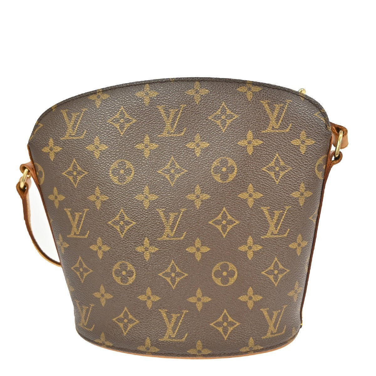Louis Vuitton Drouot Handbag Monogram Canvas Brown Canvas Shoulder Bag Bag (Pre-Owned)