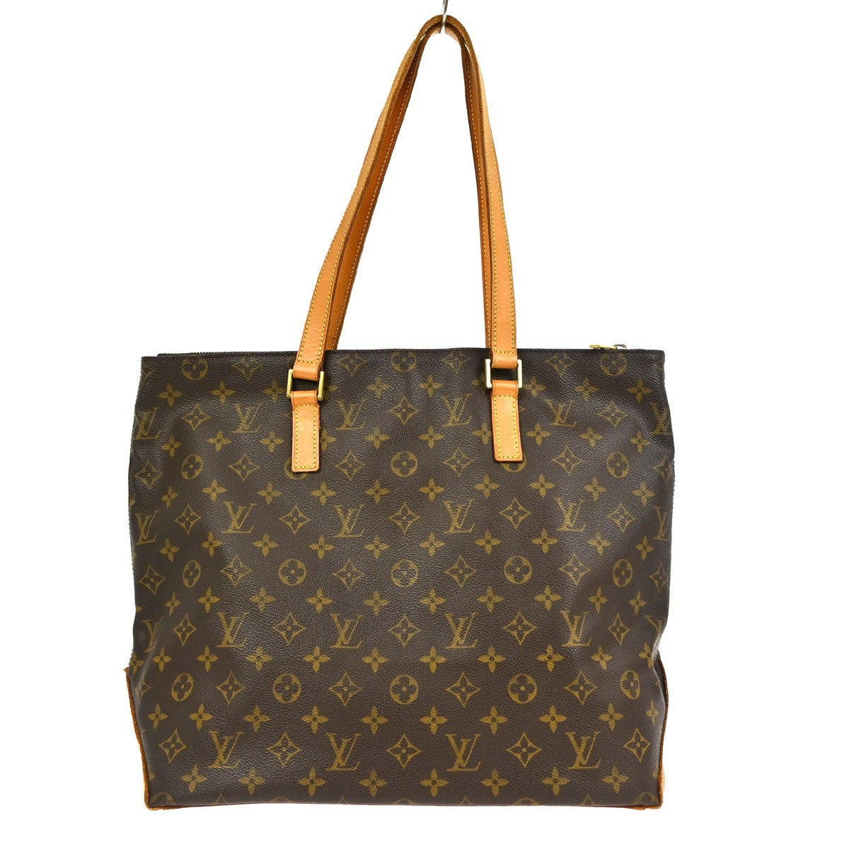 Louis Vuitton Cabas Mezzo Monogram Canvas Brown Canvas Tote Bag Bag (Pre-Owned)