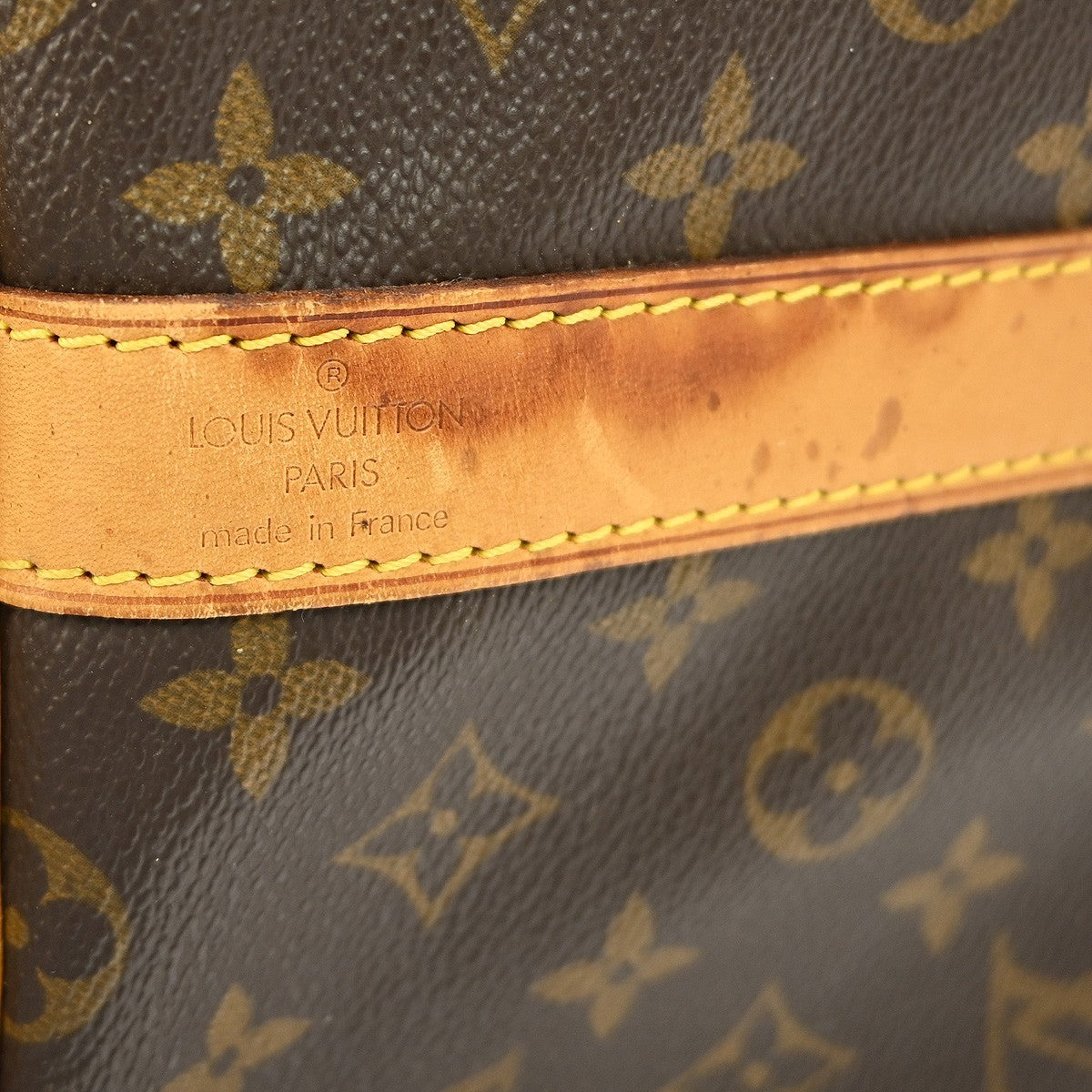 Louis Vuitton Keepall Bag Monogram Canvas Brown Canvas Travel Bag Bag (Pre-Owned)
