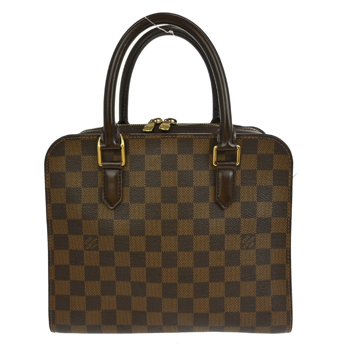 Louis Vuitton Triana Bag Damier Brown Canvas Handbag (Pre-Owned)