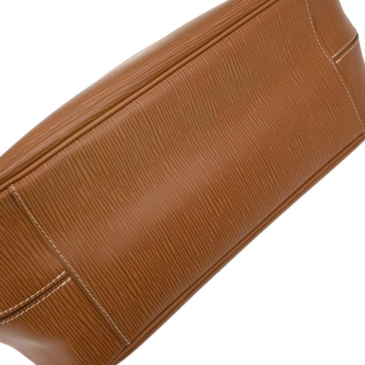 Louis Vuitton Passy Tote Epi Leather Brown Leather Tote Bag Bag (Pre-Owned)