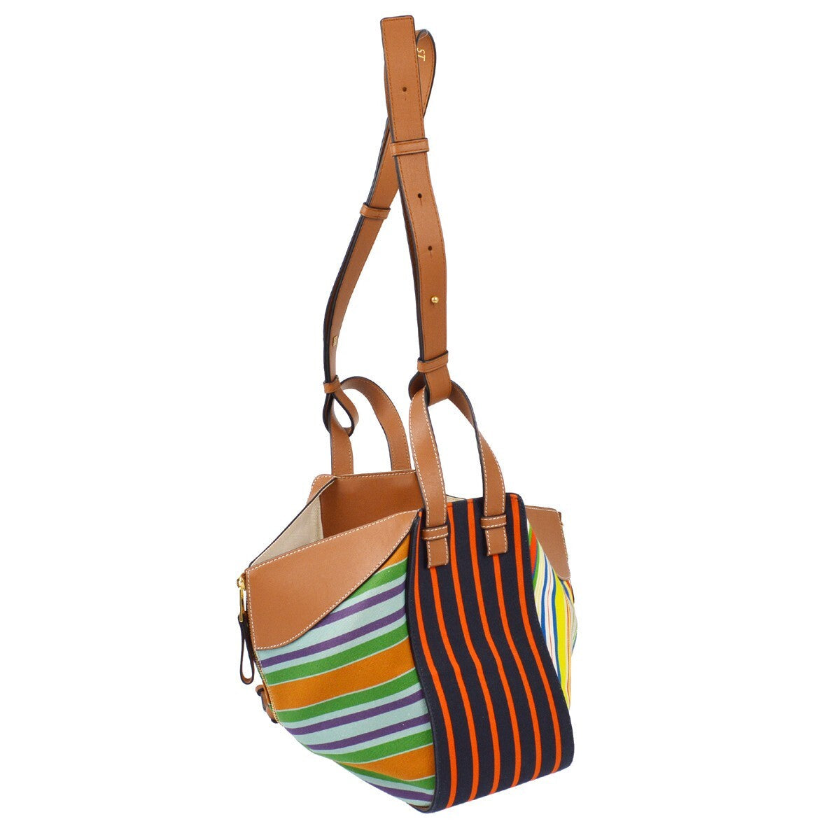 Loewe Hammock Bag Printed Canvas Multicolour Canvas Shoulder Bag Bag (Pre-Owned)