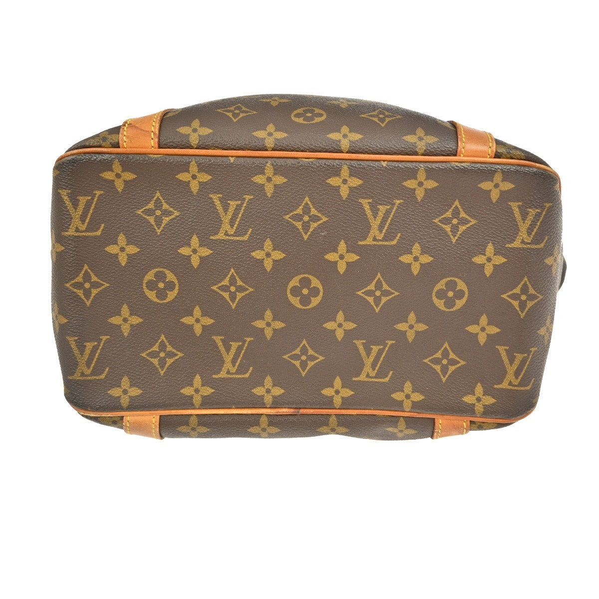 Louis Vuitton Shopping Sac Handbag Monogram Canvas Brown Canvas Tote Bag Bag (Pre-Owned)