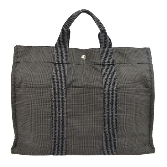 Hermes Fourre-Tout Herline Fourre-Tout Herline Gray Canvas Tote Bag Bag (Pre-Owned)