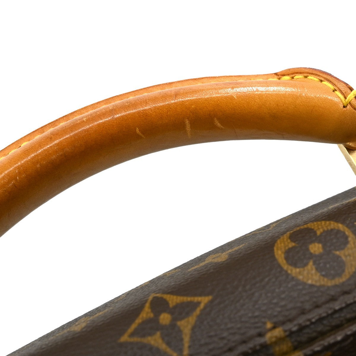 Louis Vuitton Laguito Handbag Monogram Canvas Brown Canvas Briefcase Bag (Pre-Owned)