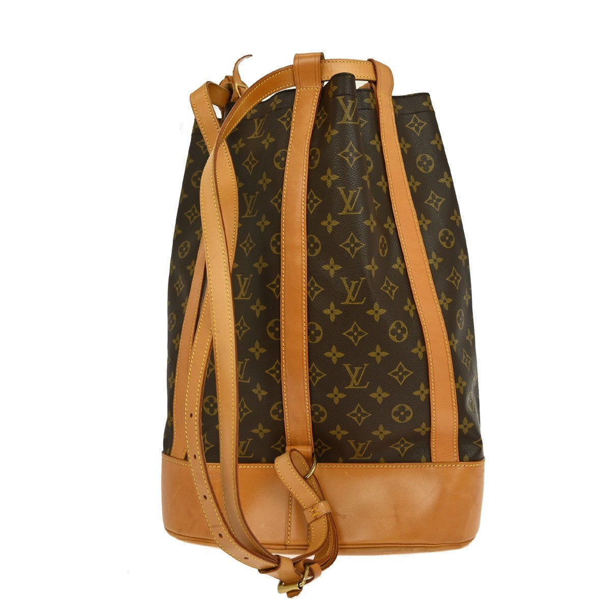 Louis Vuitton Randonnee Backpack Monogram Canvas Brown Canvas Shoulder Bag Bag (Pre-Owned)
