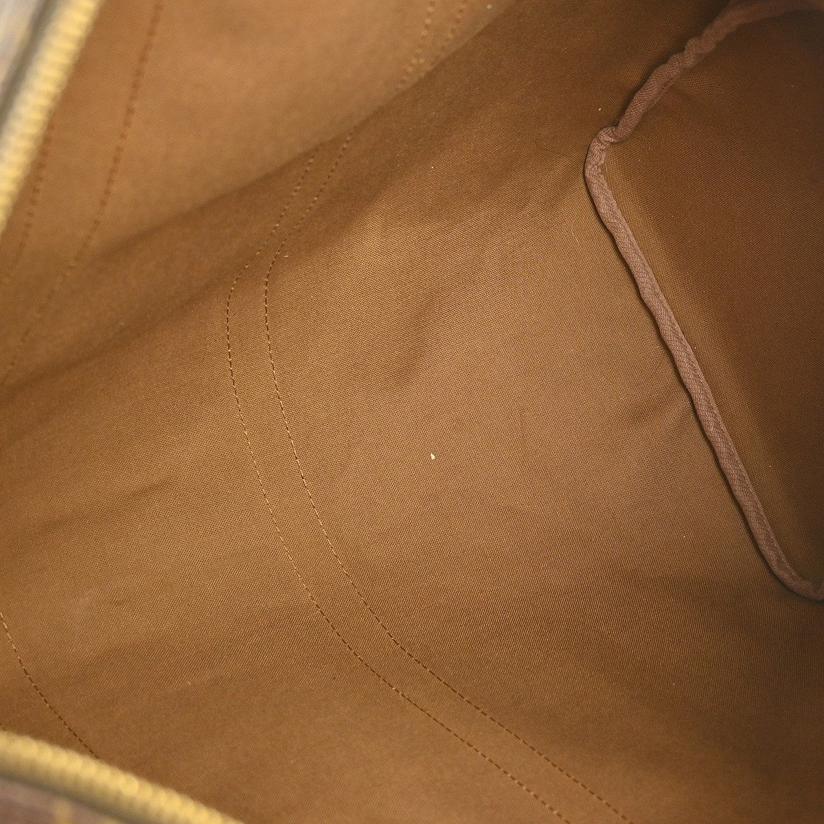 Louis Vuitton Keepall Bag Monogram Canvas Brown Canvas Travel Bag Bag (Pre-Owned)