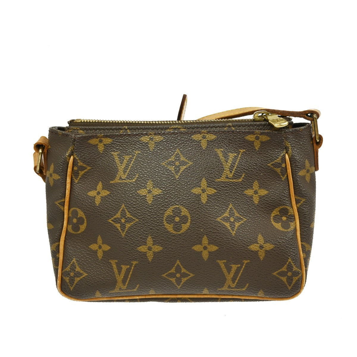 Louis Vuitton Vivacite Handbag Monogram Canvas Brown Canvas Shoulder Bag Bag (Pre-Owned)