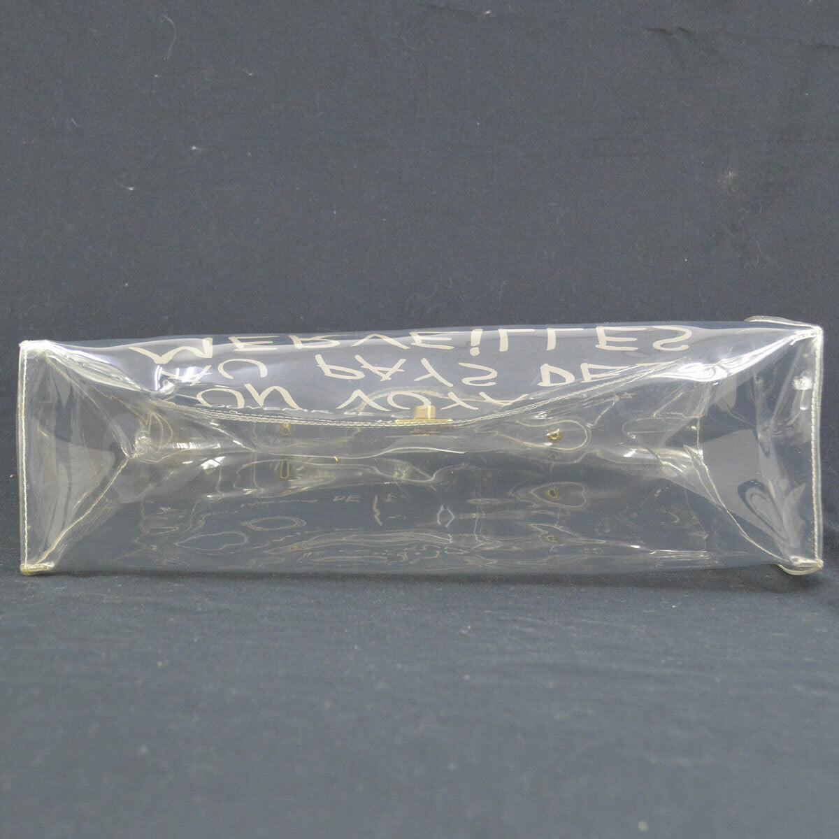 Hermes Kelly Handbag Vinyl Clear Plastic Handbag (Pre-Owned)