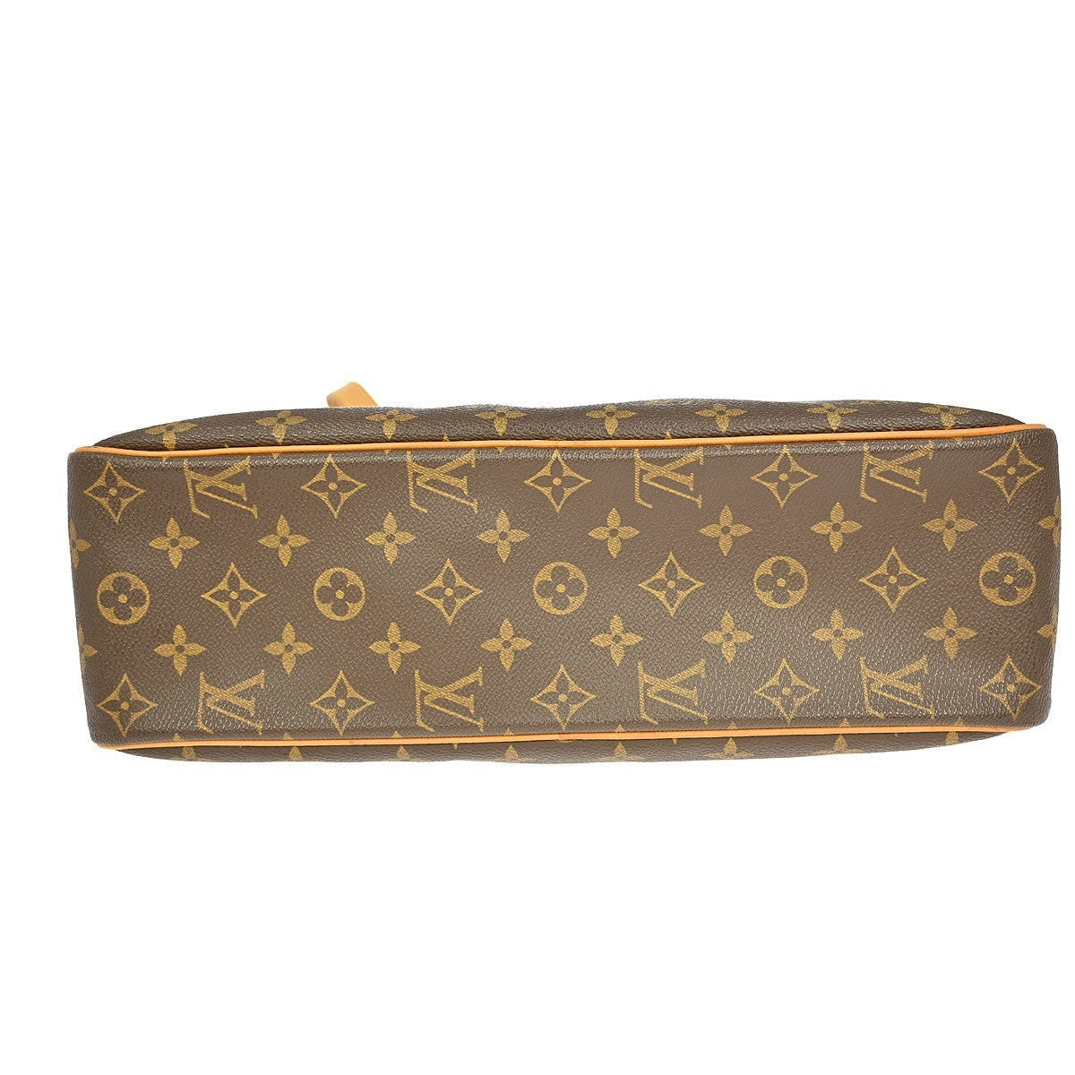Louis Vuitton Cite Handbag Monogram Canvas Brown Canvas Handbag (Pre-Owned)