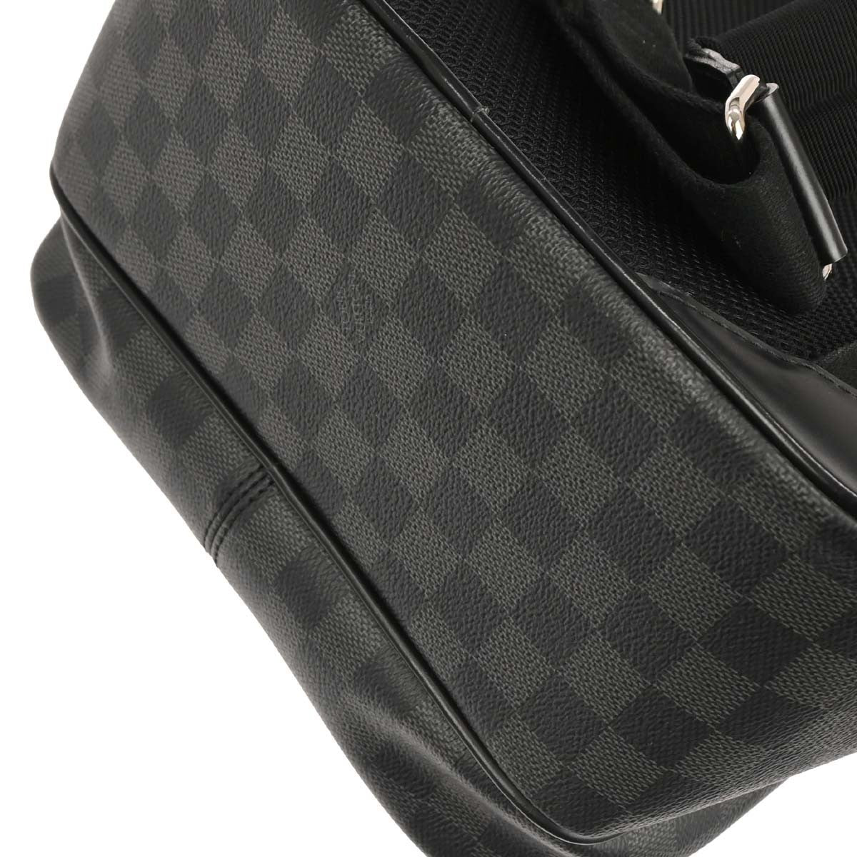 Louis Vuitton Michael Nm Backpack Damier Graphite Black Canvas Backpack Bag (Pre-Owned)