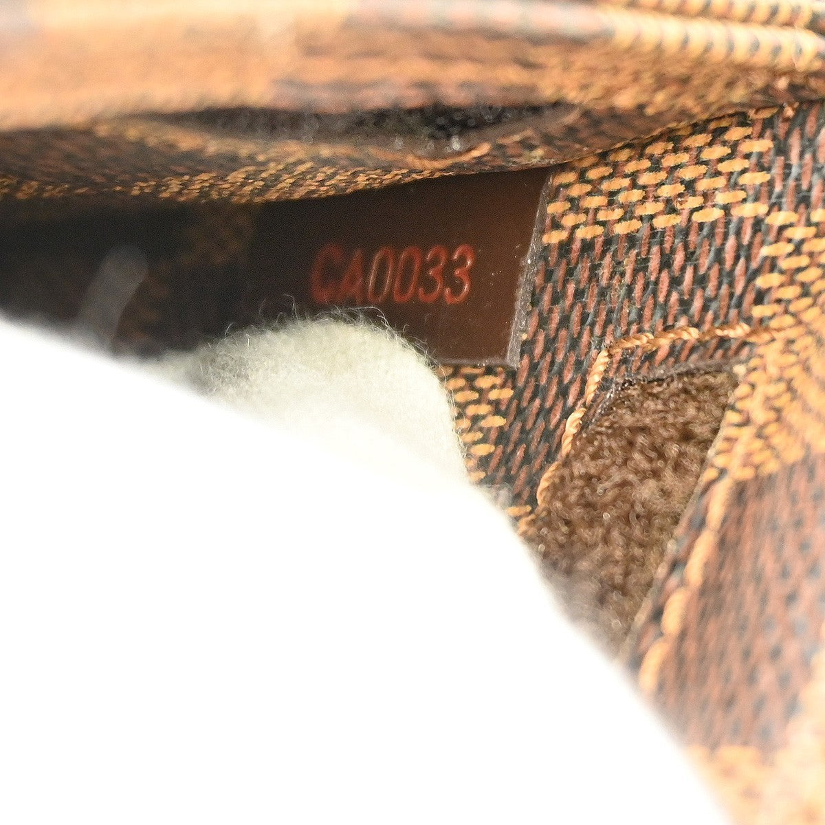 Louis Vuitton Geronimos Waist Bag Damier Brown Canvas Shoulder Bag Bag (Pre-Owned)