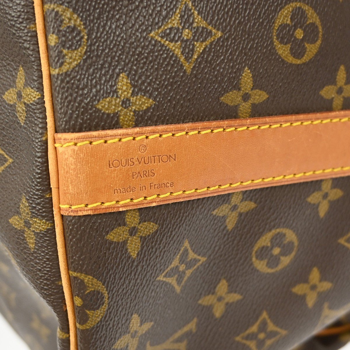 Louis Vuitton Keepall Bandouliere Bag Monogram Canvas Brown Canvas Travel Bag Bag (Pre-Owned)